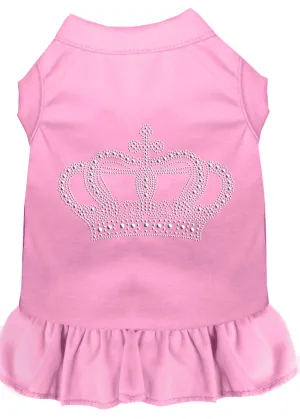 Rhinestone Crown Dress Light Pink Xl