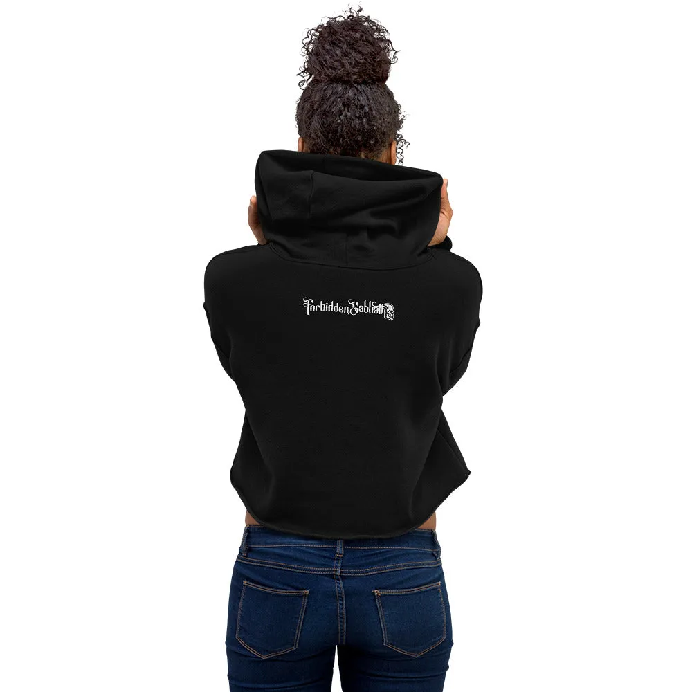 ROCK N ROLL MOTHER FUCKERS-WOMEN'S CROPPED HOODIE