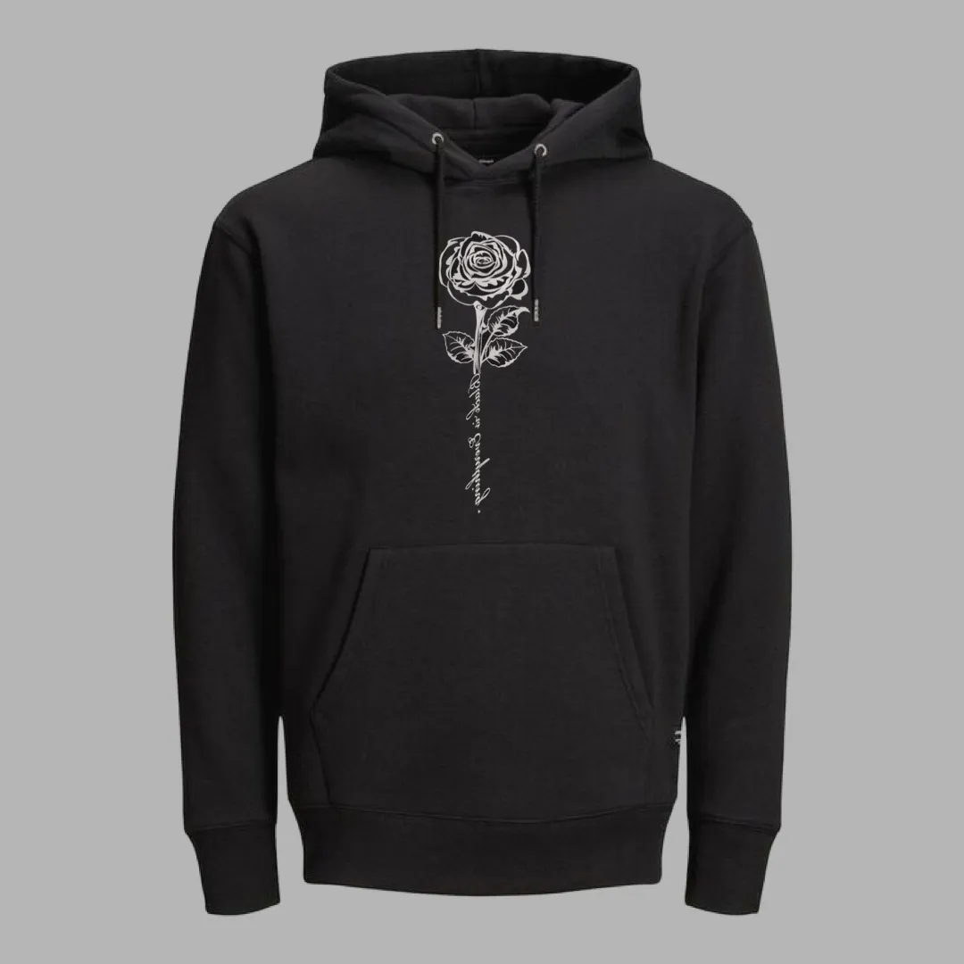 ROSES Black Hoodie