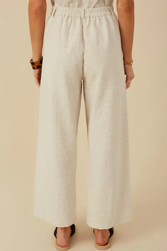 Sophisticated Stretch Linen Slacks