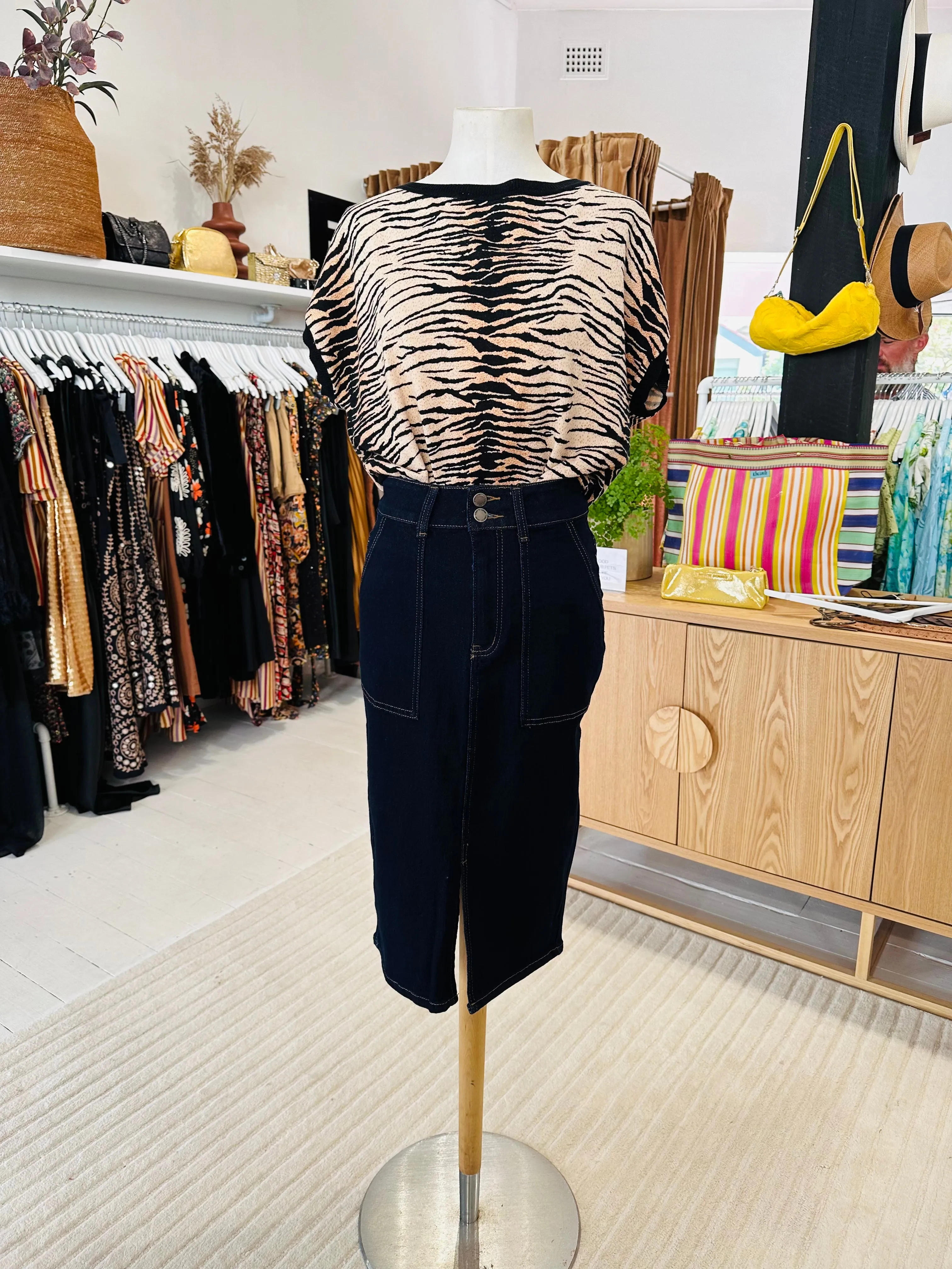 ST GERMAIN DENIM SKIRT