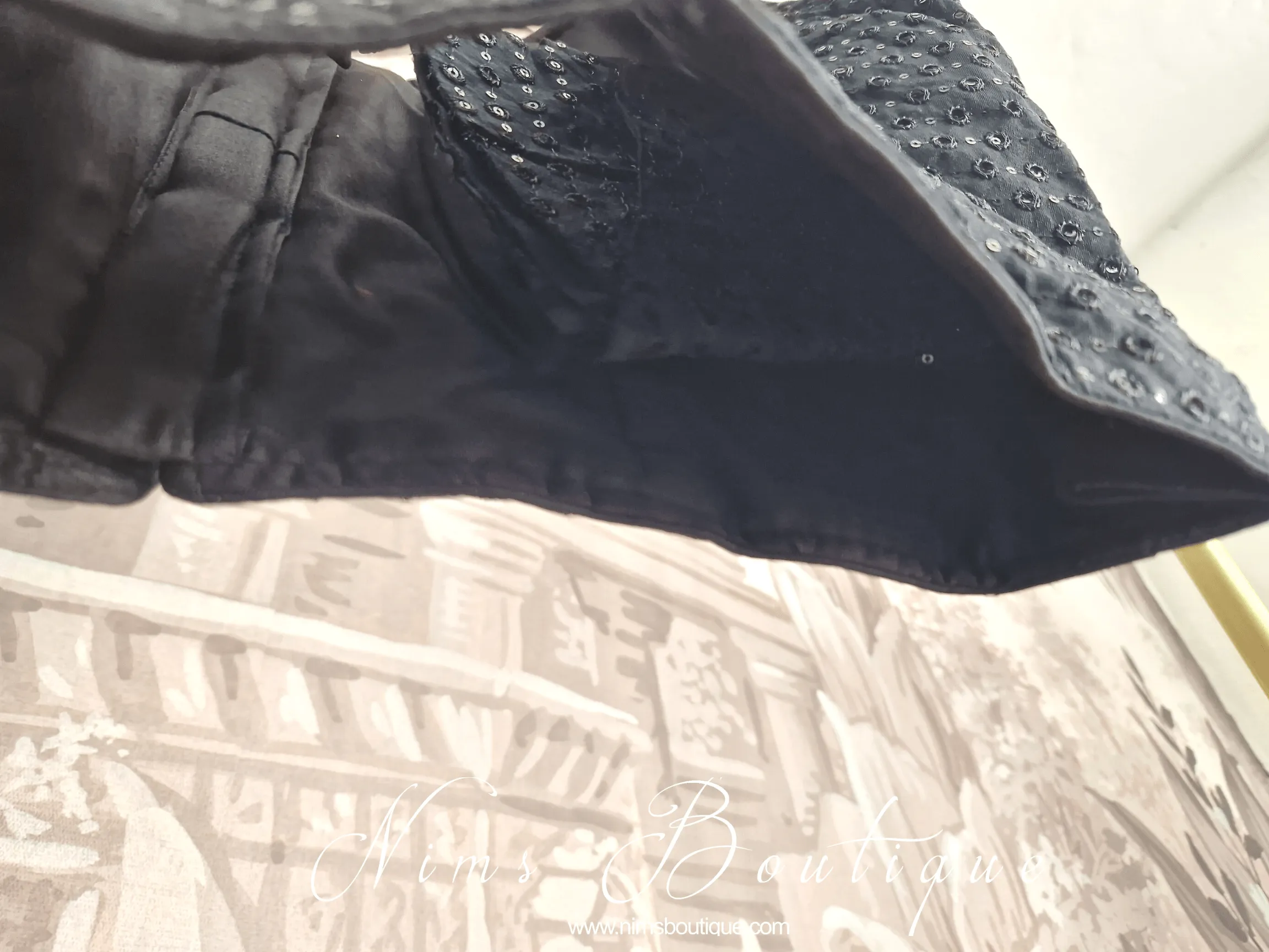 The NB Black Sequin Blouse 16-18