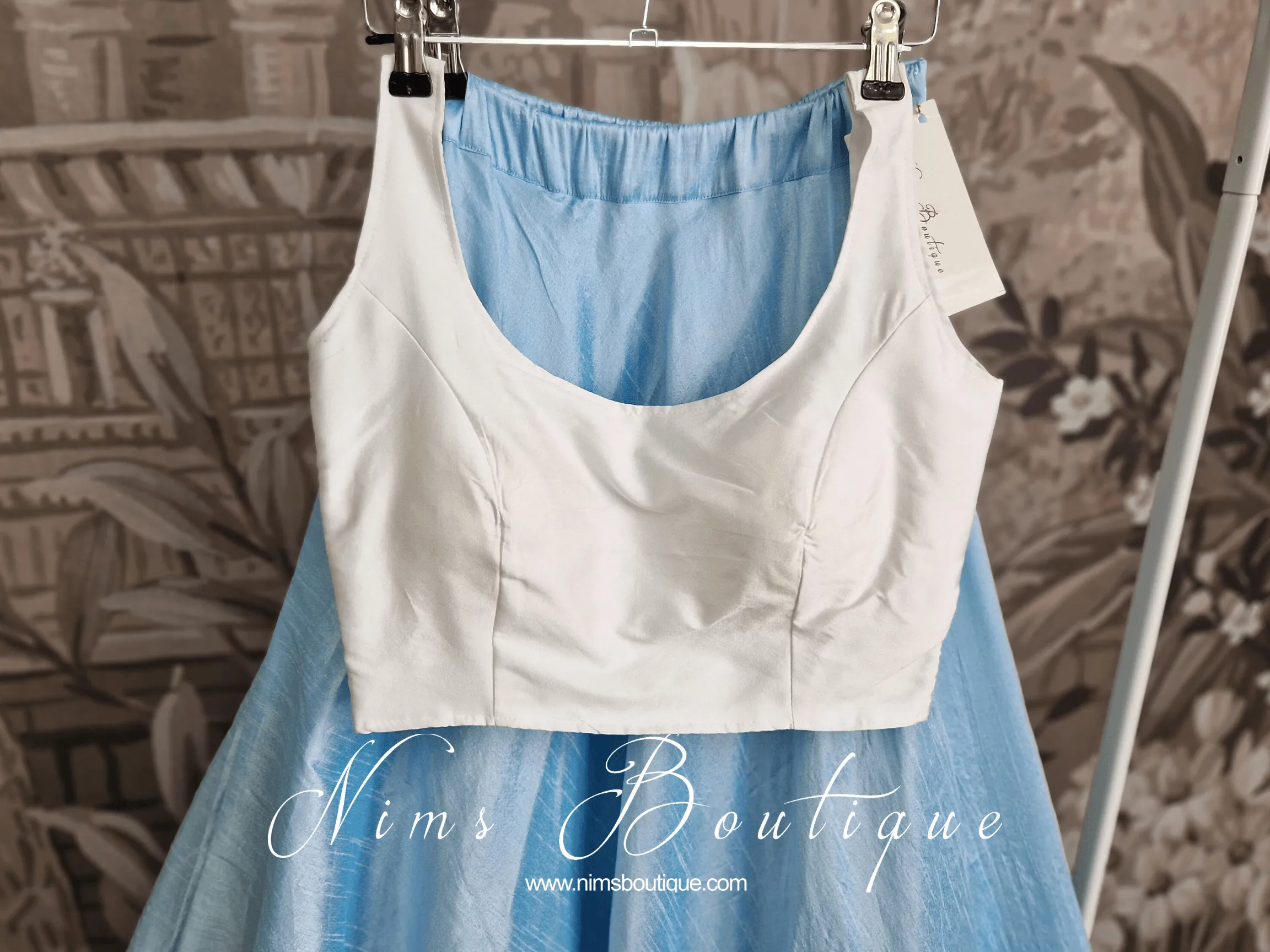 The NB White Silk Blouse (petite sizes 4-8)