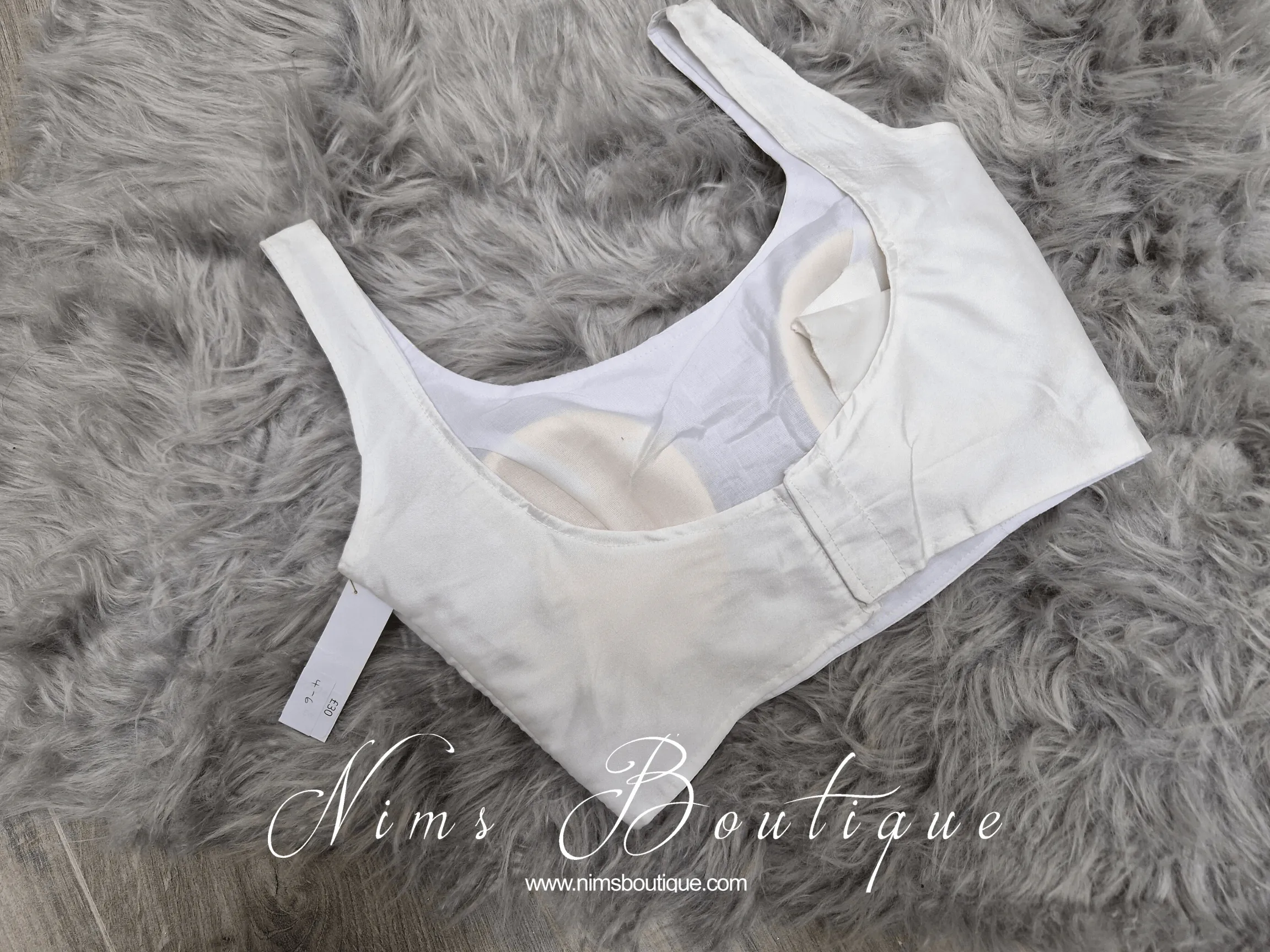 The NB White Silk Blouse (petite sizes 4-8)