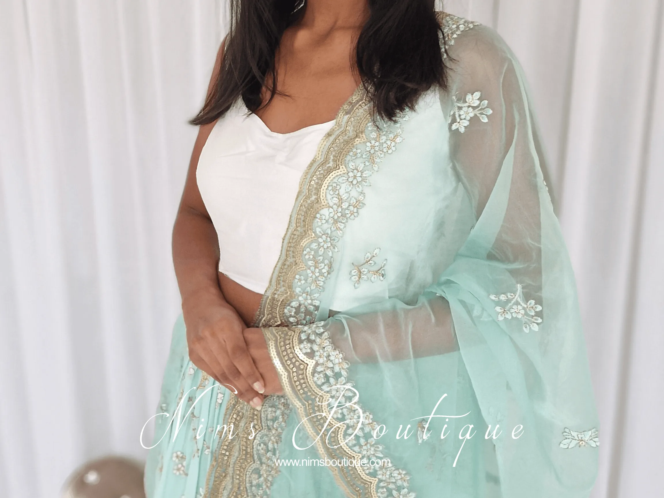 The NB White Silk Blouse (petite sizes 4-8)