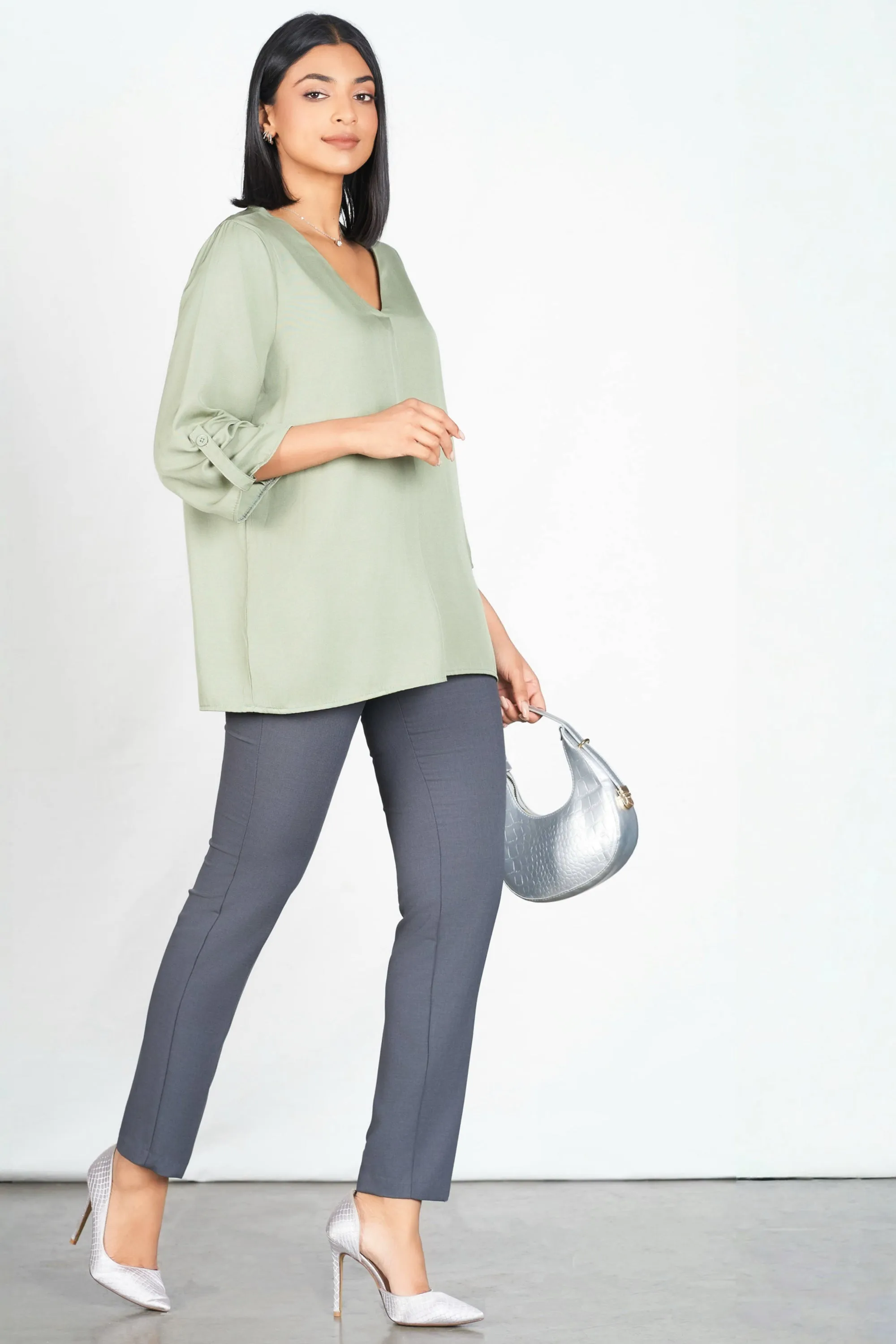 V Neck Relaxed Top
