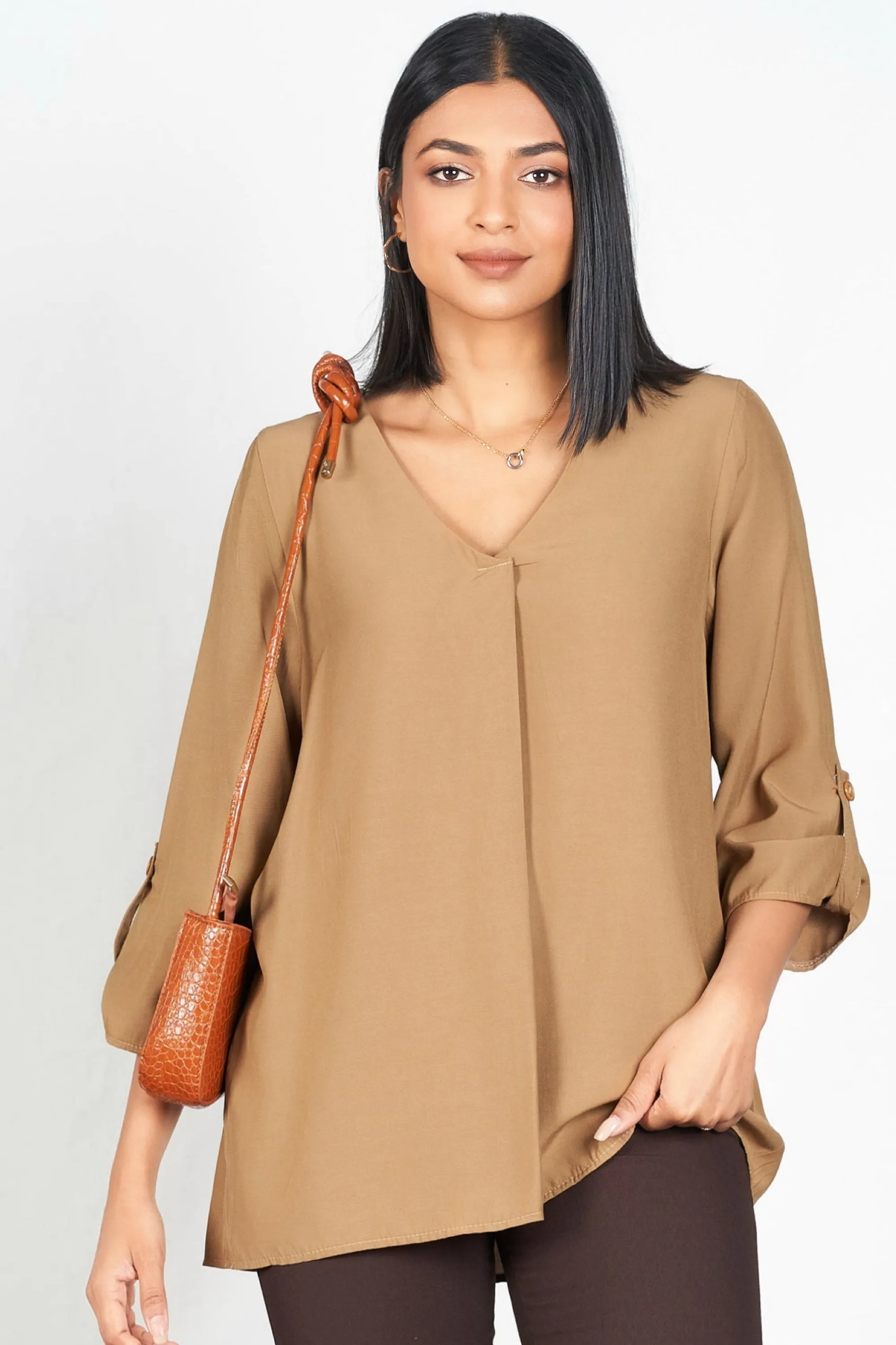 V Neck Relaxed Top