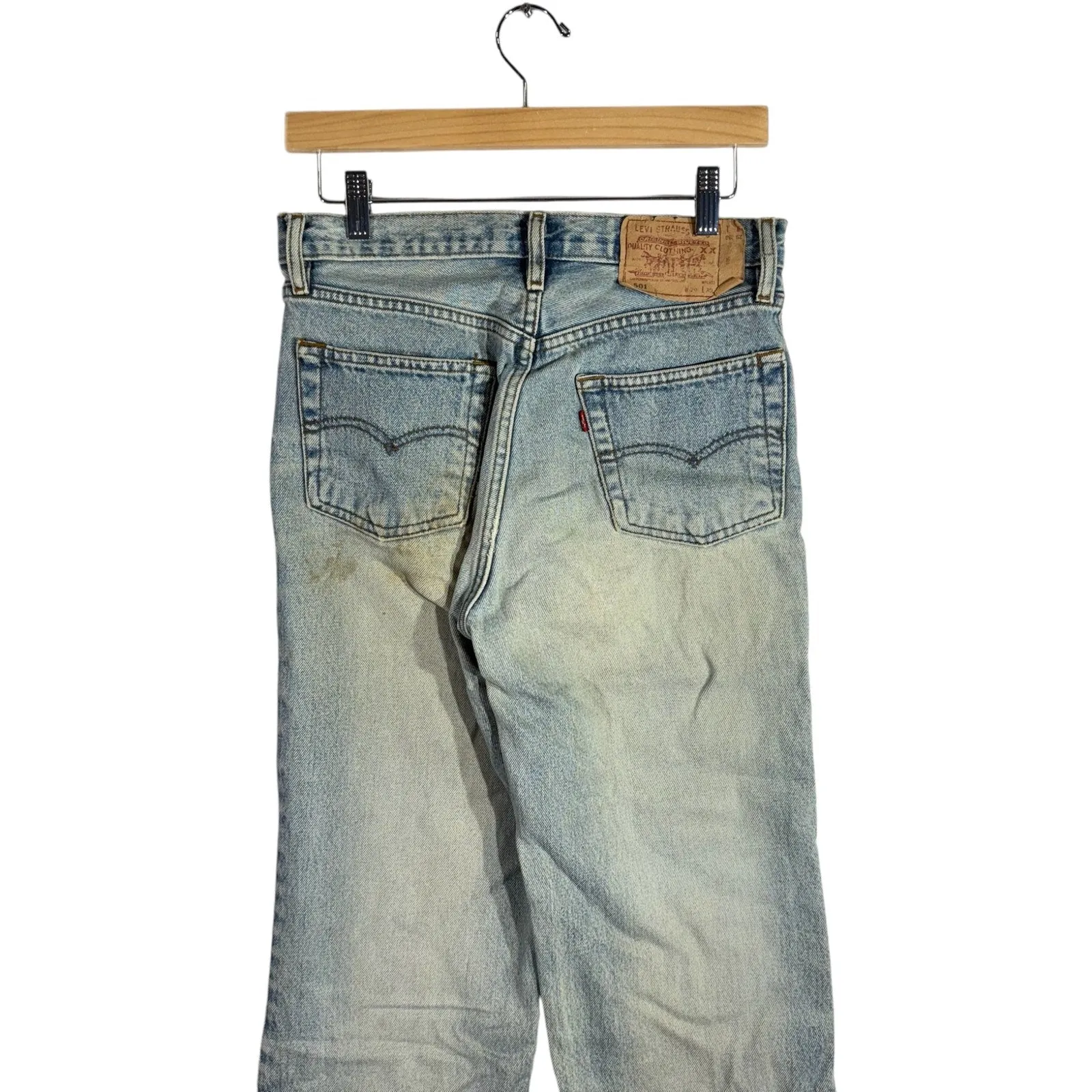 Vintage Levi's 501 Straight Leg Denim Jeans 29x30