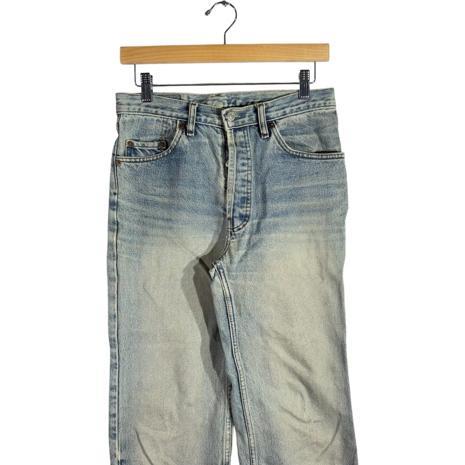 Vintage Levi's 501 Straight Leg Denim Jeans 29x30