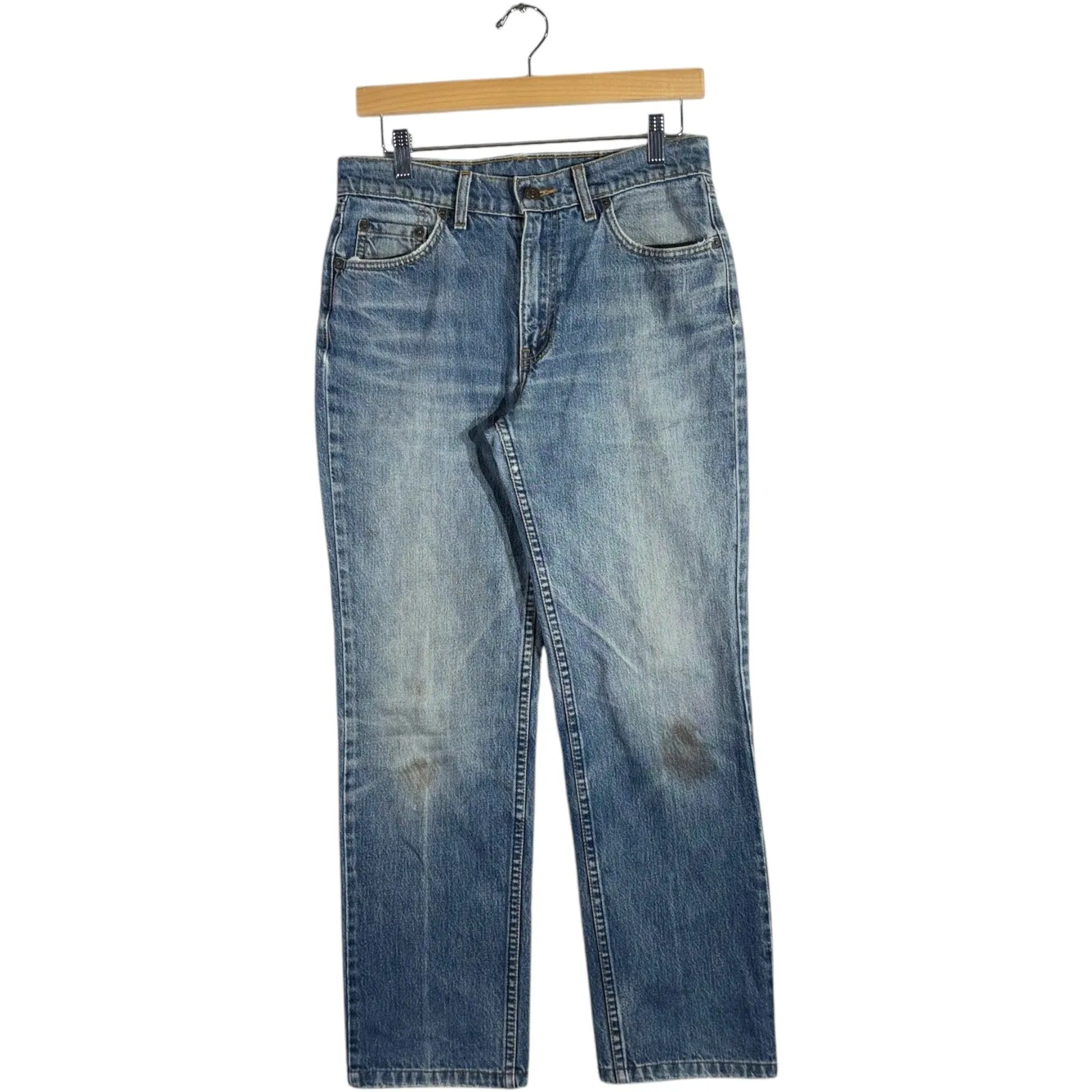 Vintage Levi's Straight Leg Faded Denim Jeans 31x28