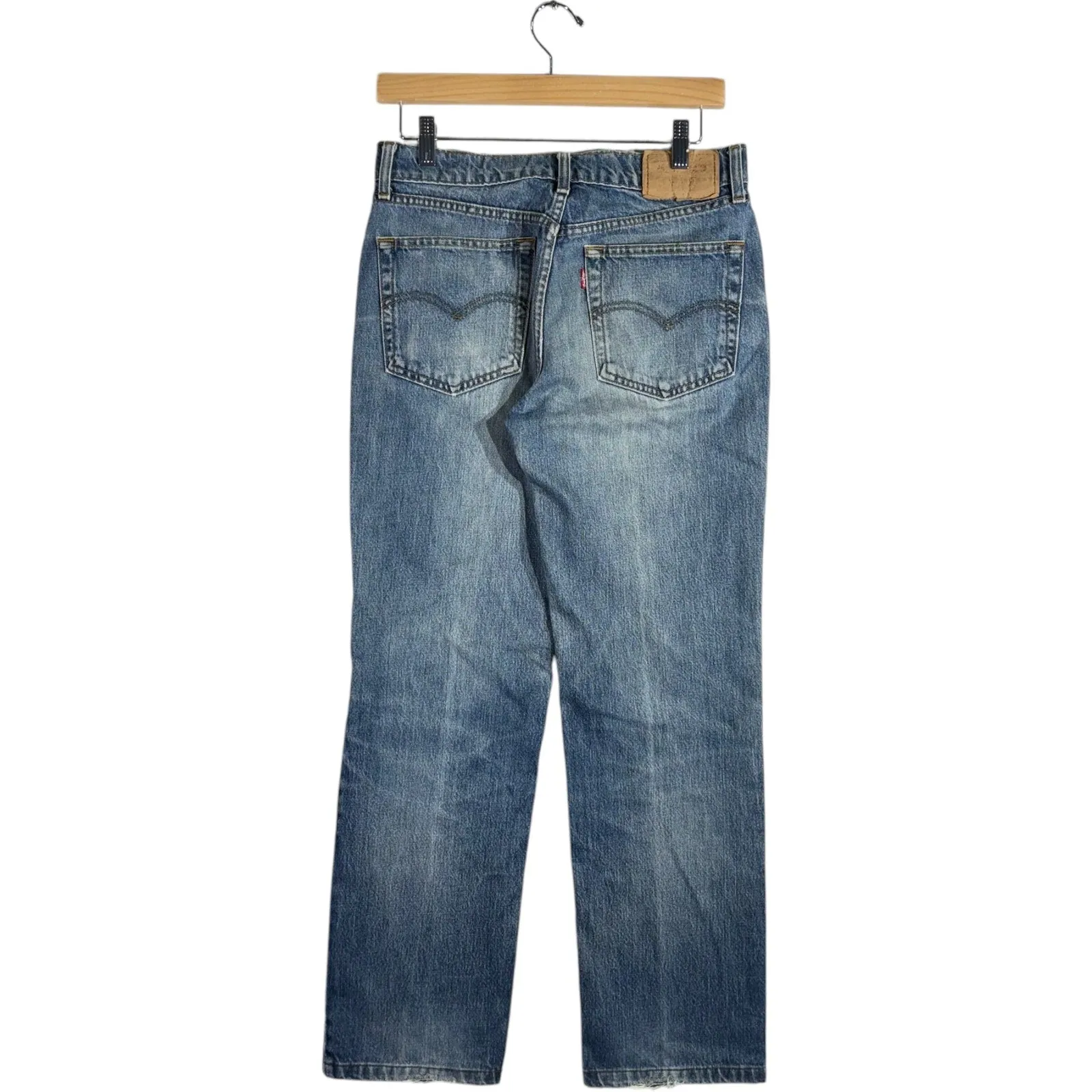 Vintage Levi's Straight Leg Faded Denim Jeans 31x28