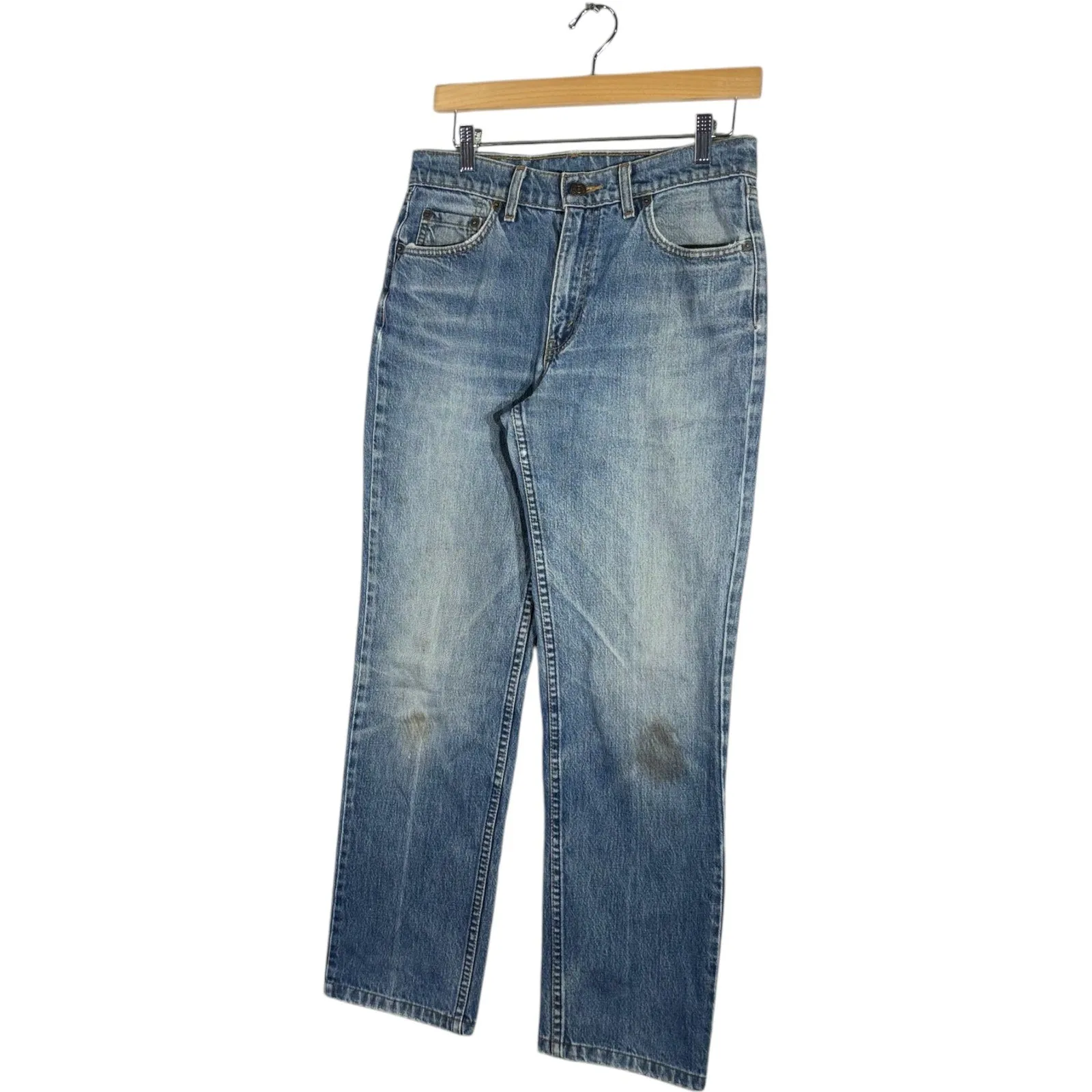 Vintage Levi's Straight Leg Faded Denim Jeans 31x28