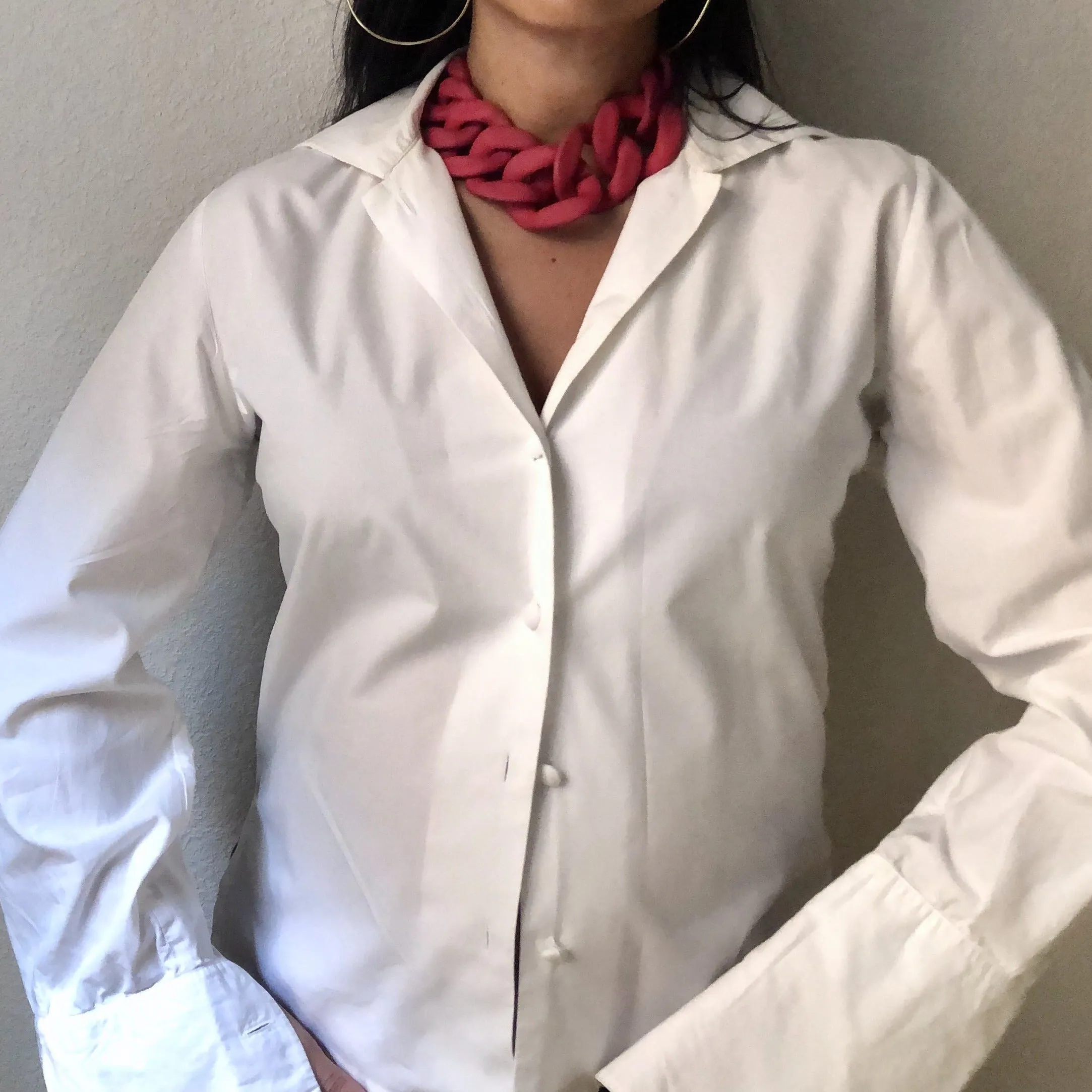 Vintage Maison du Pantalon White Cotton Shirt