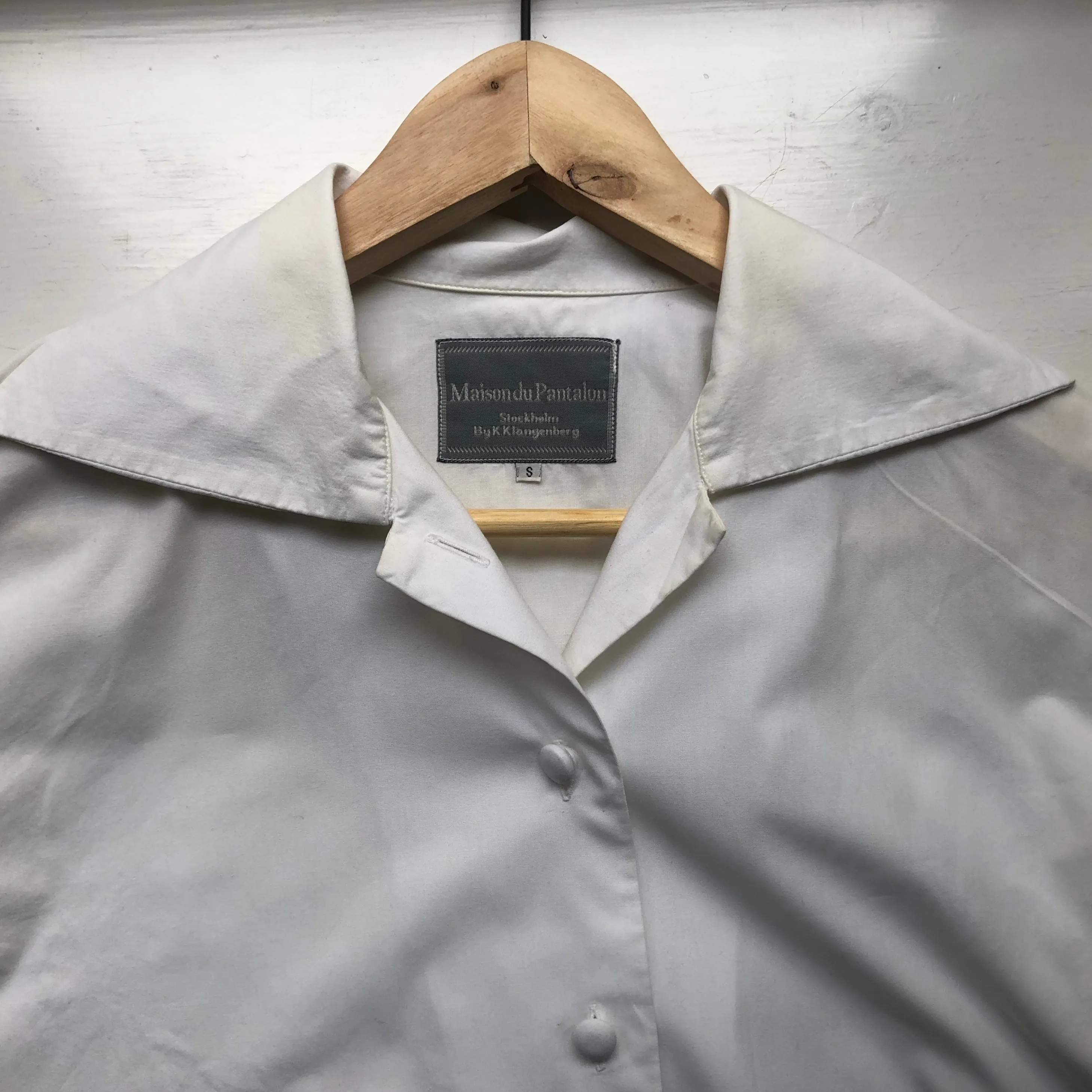 Vintage Maison du Pantalon White Cotton Shirt