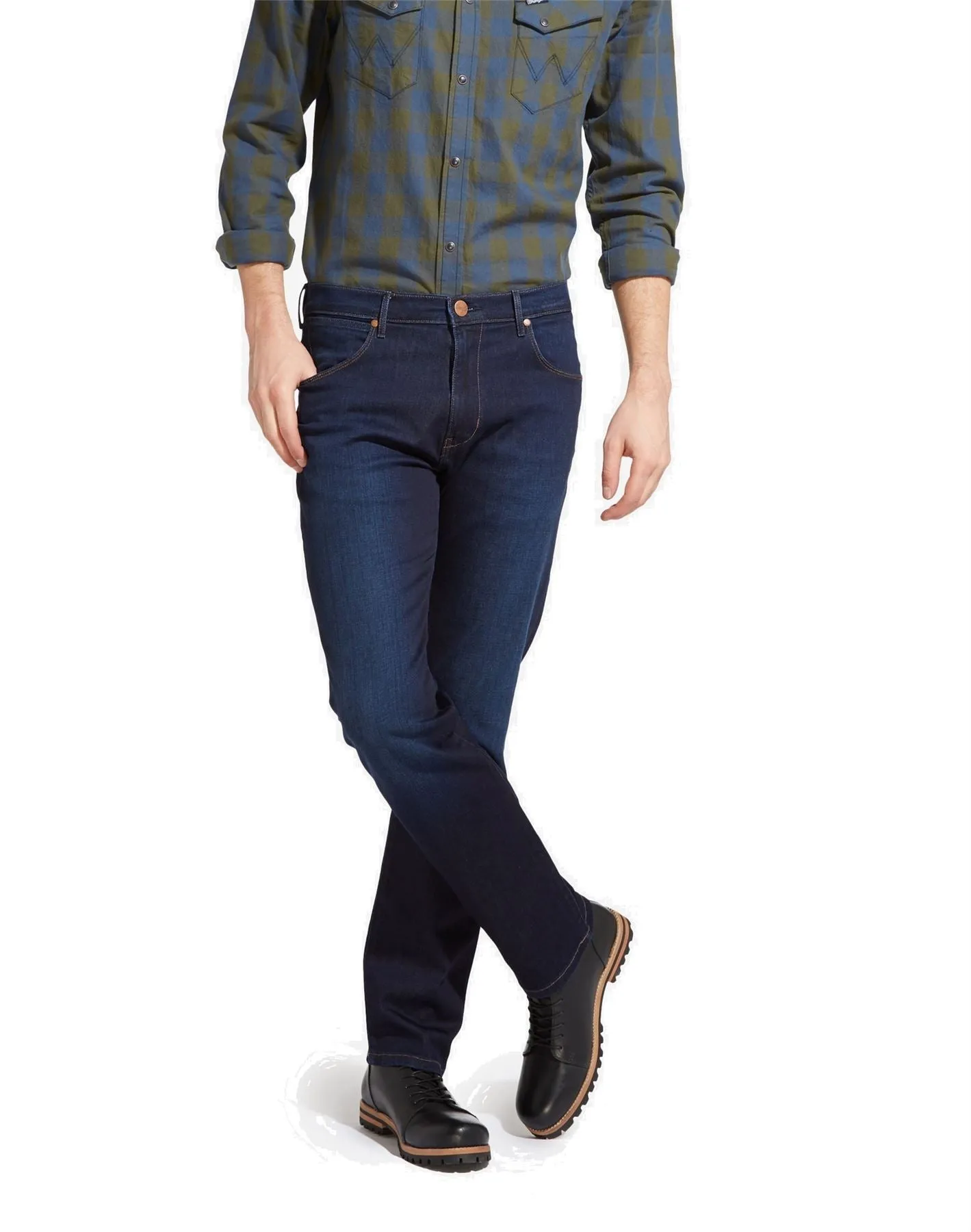 Wrangler Men's Arizona Stretch Straight Leg Trousers/Jeans Waist 34 - 48, Multiple Styles